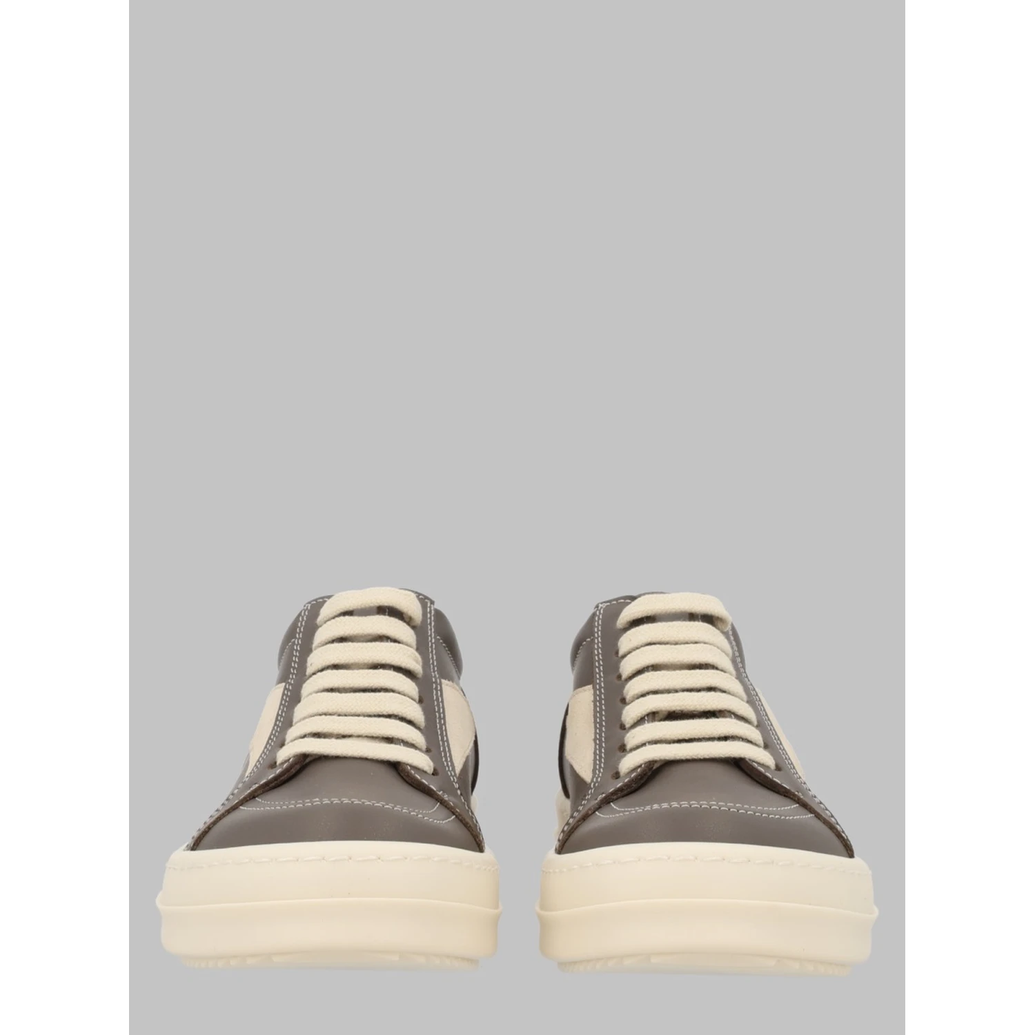 scarpe in pelle - vintage sneaks black/milk/milk