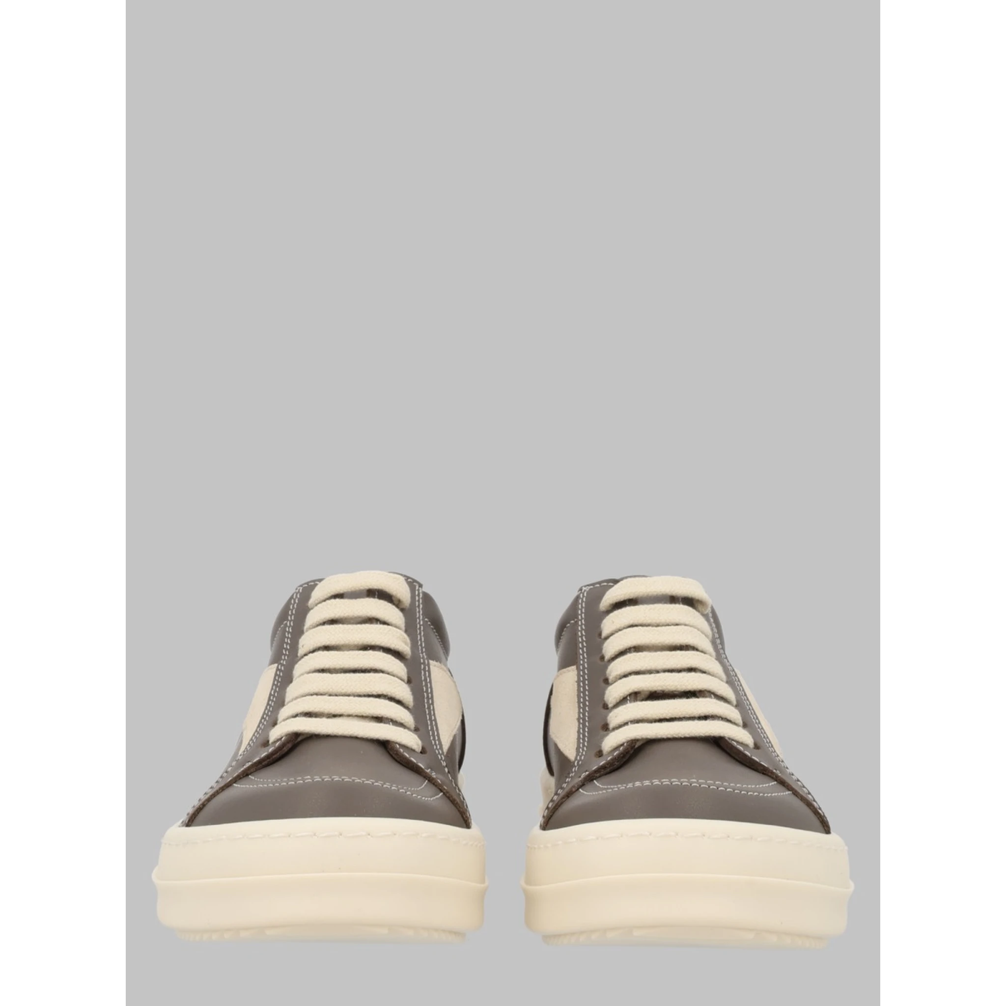 scarpe in pelle - vintage sneaks black/milk/milk