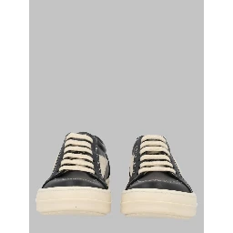 scarpe in pelle - vintage sneaks black/milk/milk