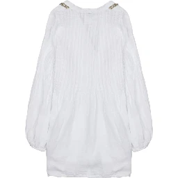 BLUSA IN LINO CON STRASS