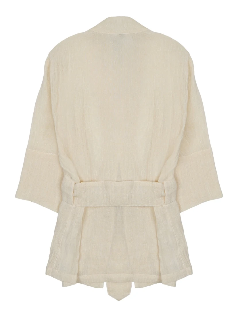 GIACCA KIMONO IN LINO