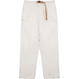 PANTALONE IN COTONE CON CINTURA