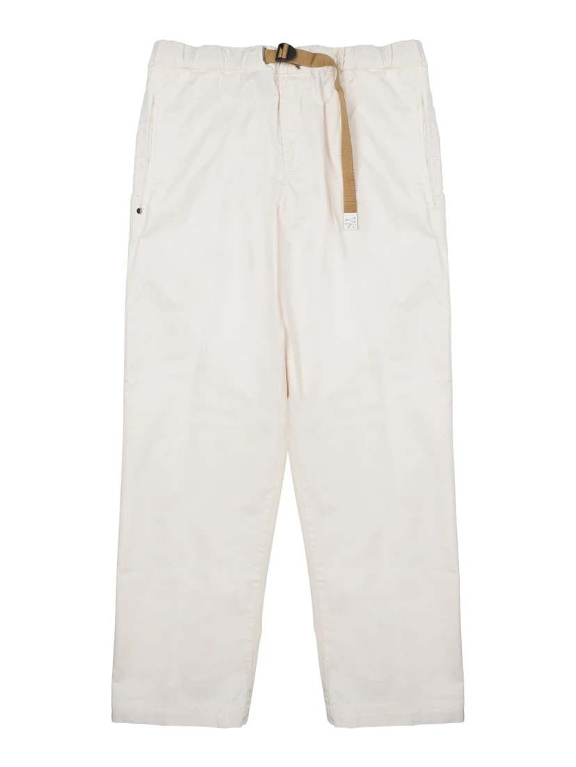 PANTALONE IN COTONE CON CINTURA