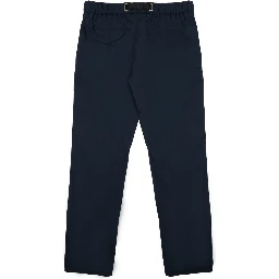 PANTALONE IN COTONE CON CINTURA