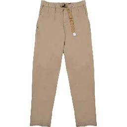 PANTALONE IN COTONE CON CINTURA