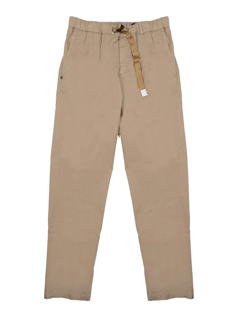 PANTALONE IN COTONE CON CINTURA
