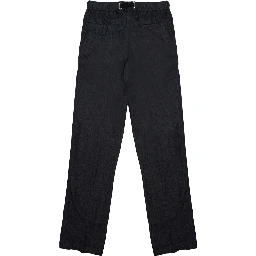PANTALONE IN COTONE CON CINTURA