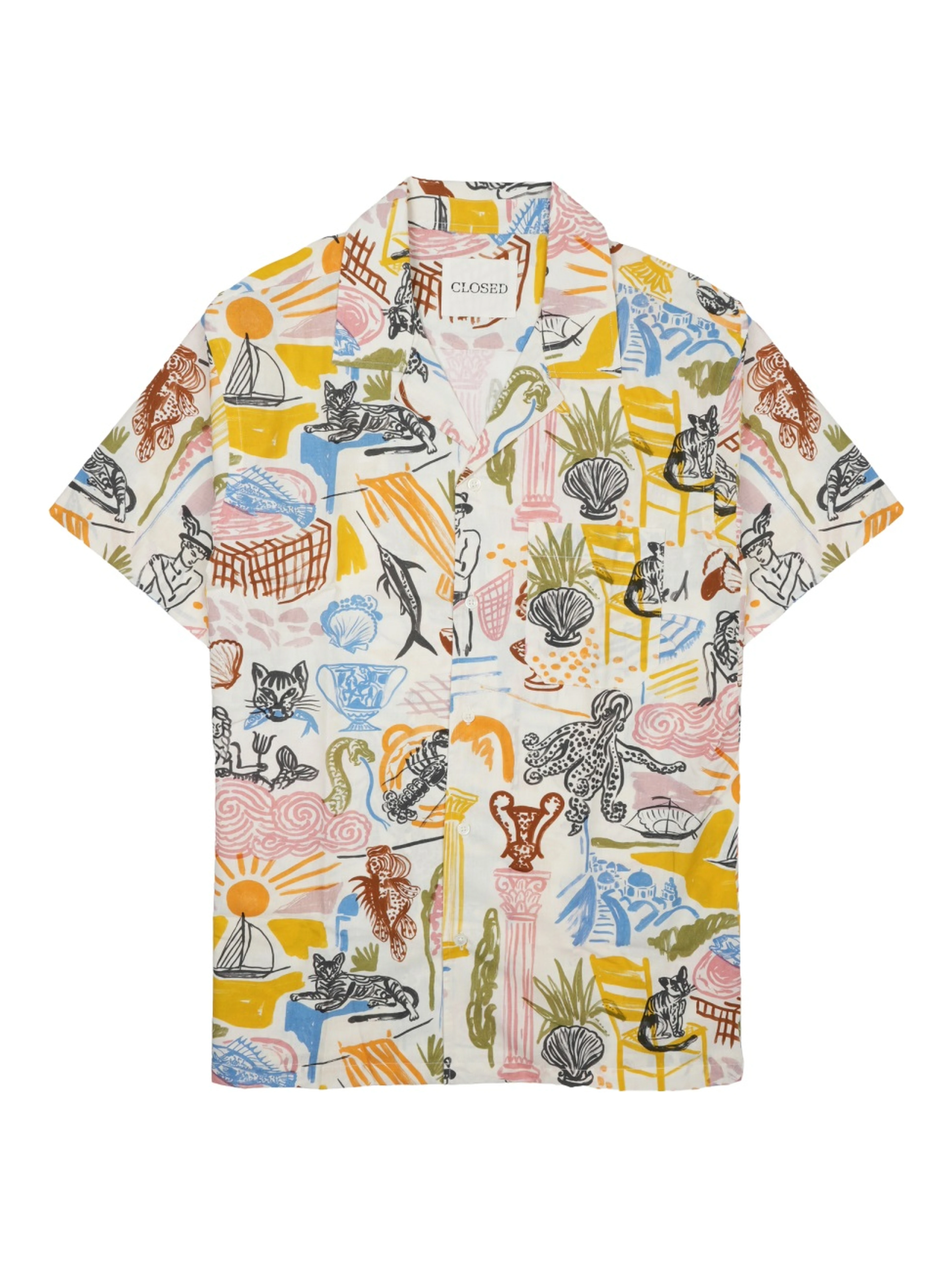 CAMICIA IN COTONE CON STAMPA