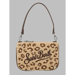 POCHETTE "PARISIENNE" MINI EFFETTO PAGLIA