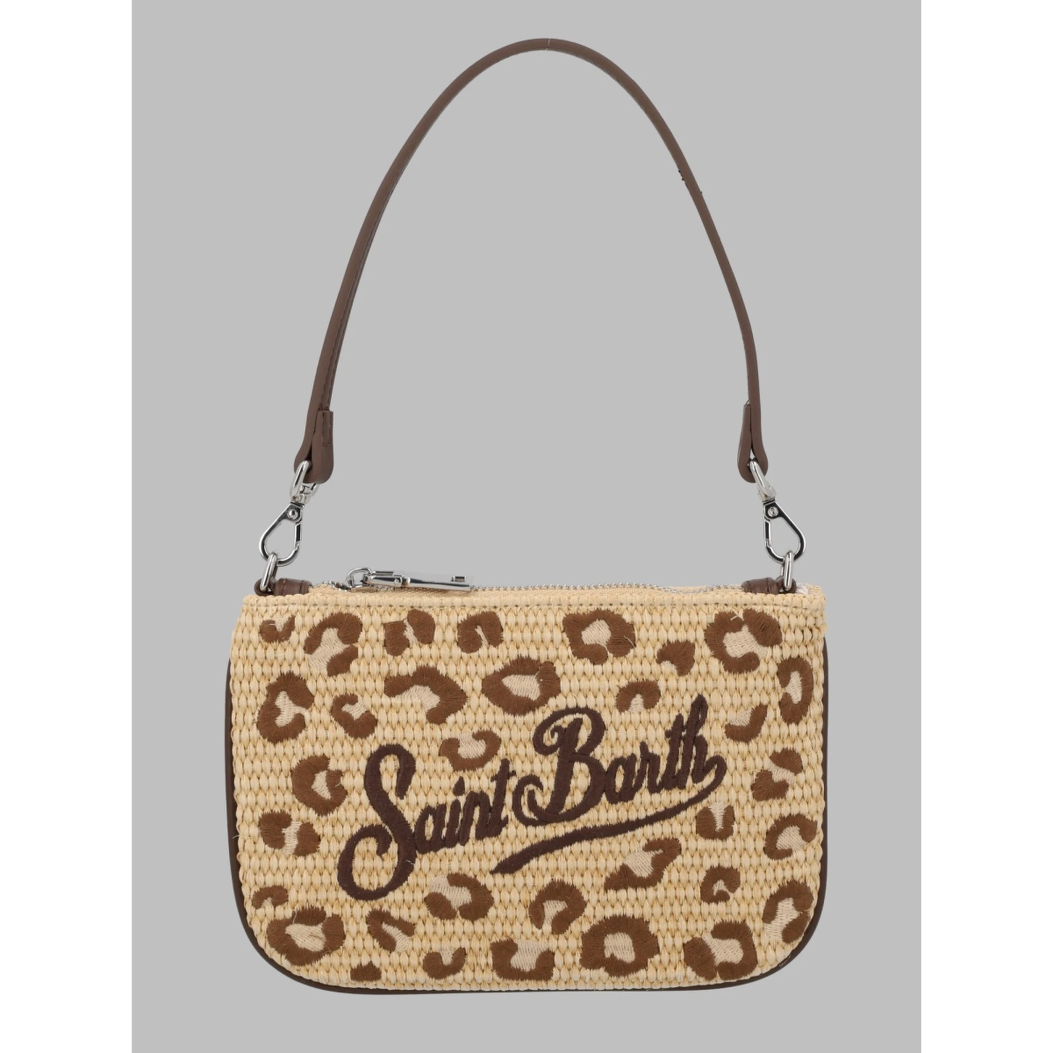 POCHETTE "PARISIENNE" MINI EFFETTO PAGLIA