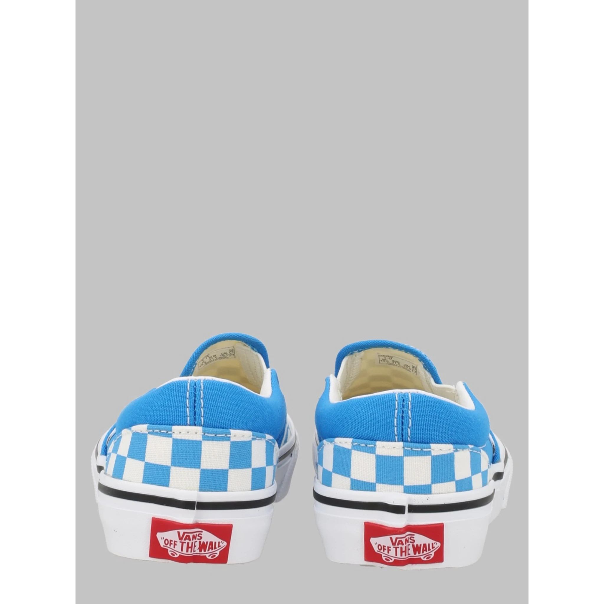 classic slip-on color theory checkerboard bright azure
