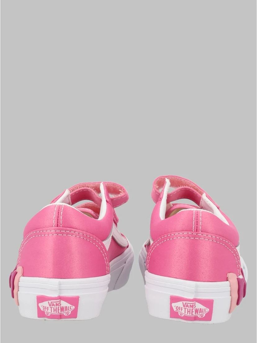 old skool v bow pink fizz