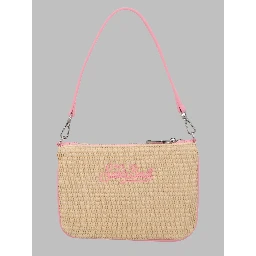 POCHETTE "PARISIENNE" MINI EFFETTO PAGLIA
