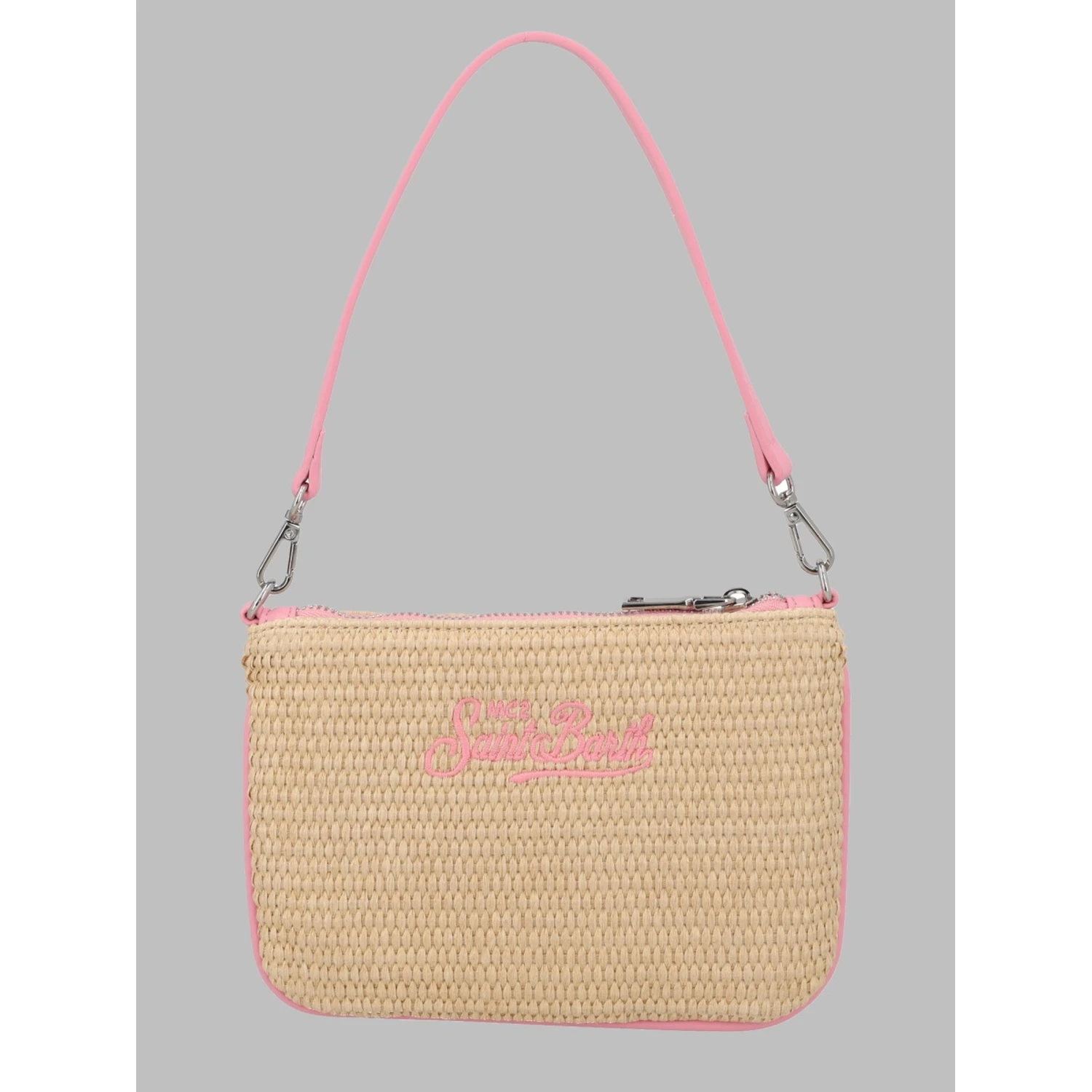 POCHETTE "PARISIENNE" MINI EFFETTO PAGLIA