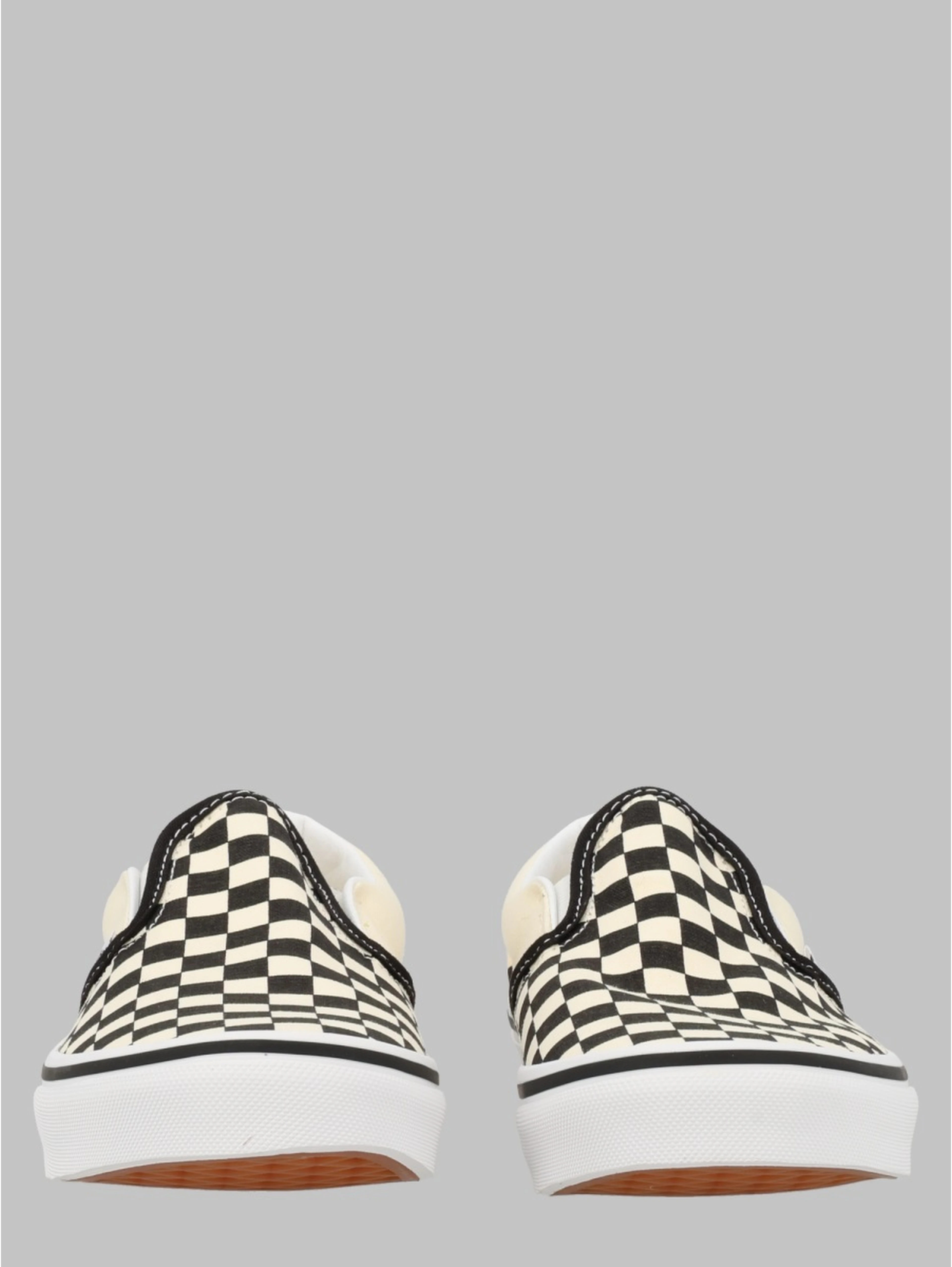 classic slip-on blk&whtchckerboard/wht