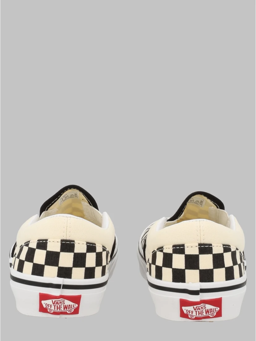 classic slip-on blk&whtchckerboard/wht