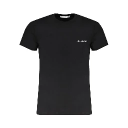 Black Cotton Men's T-Shirt