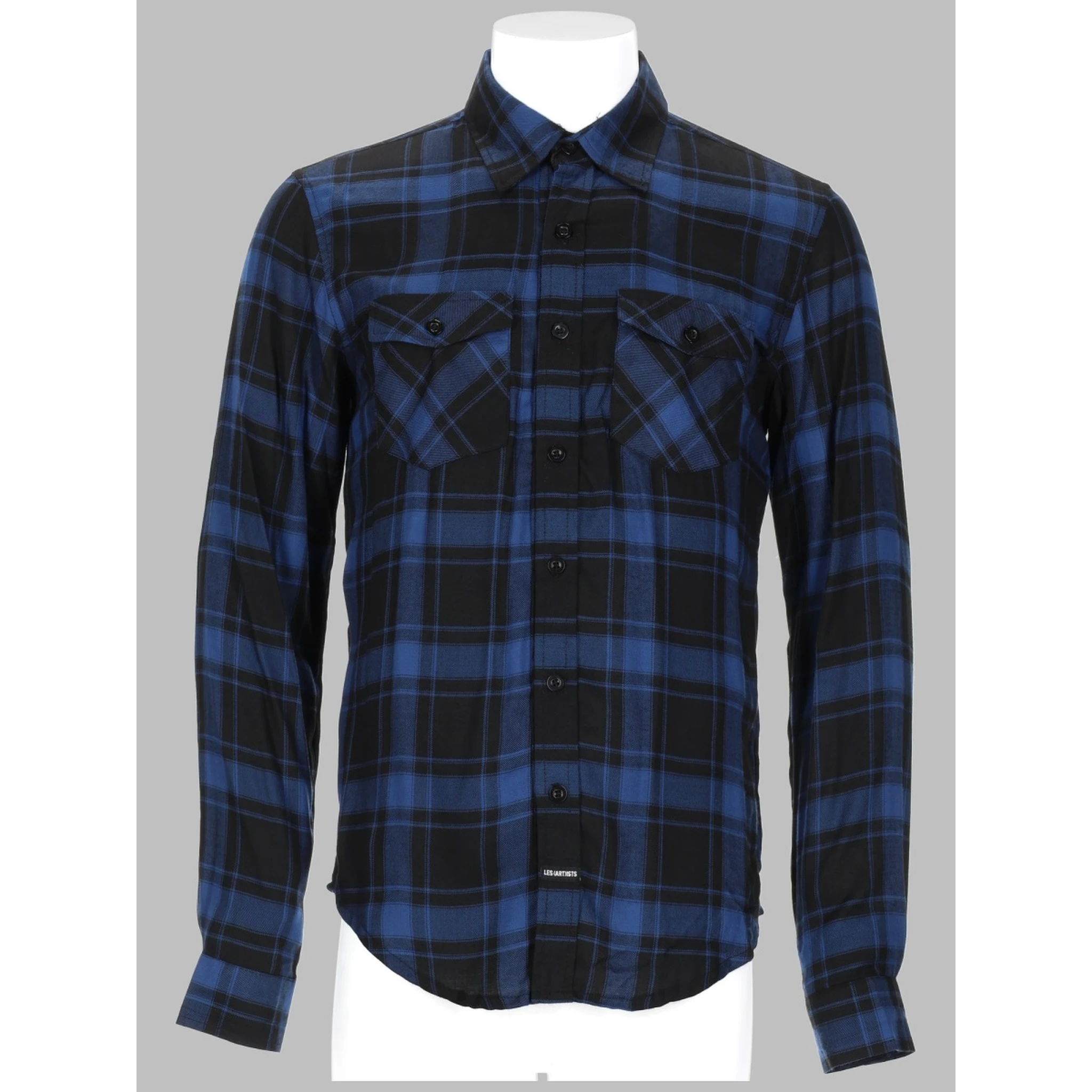 CAMICIA A QUADRI CON LOGO