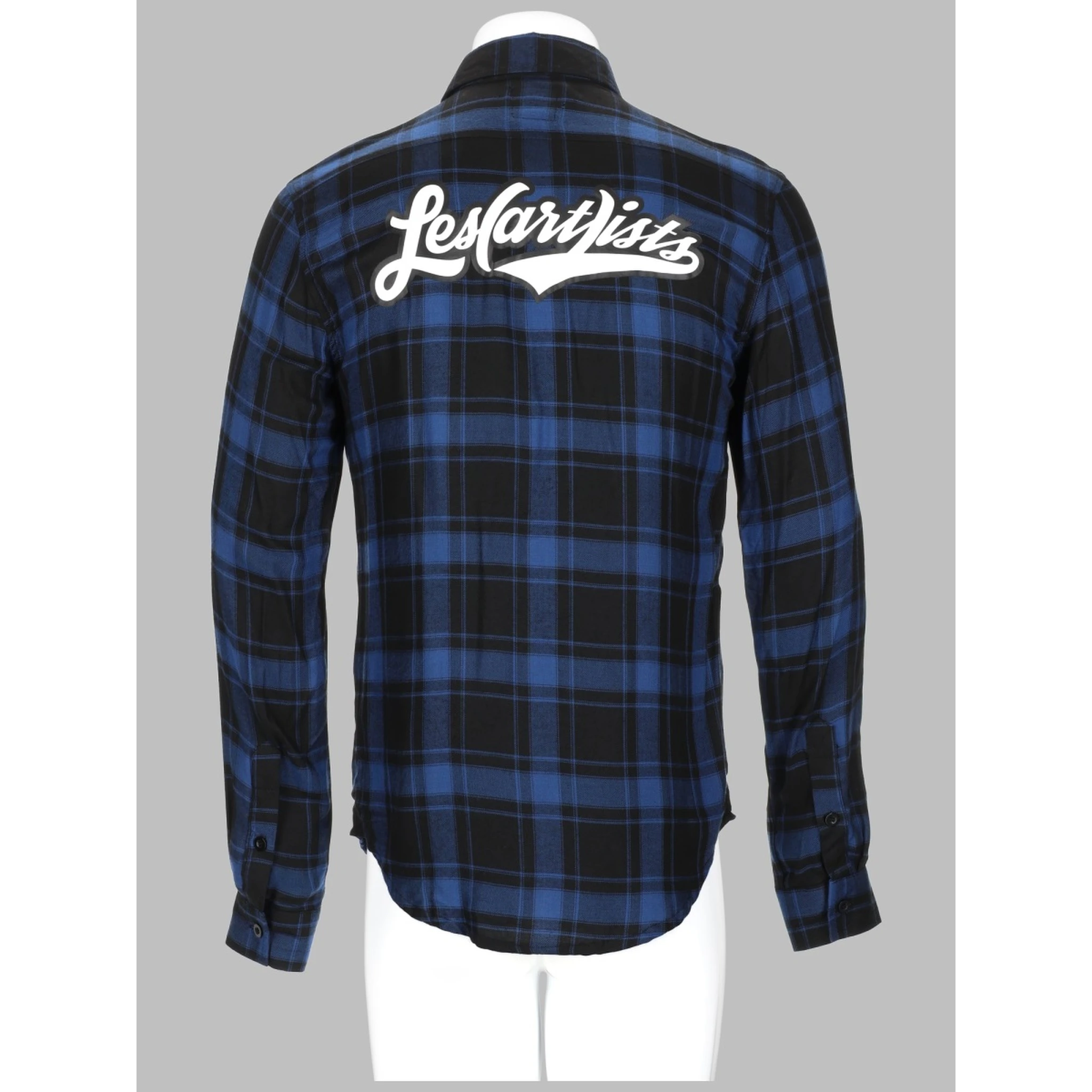 CAMICIA A QUADRI CON LOGO