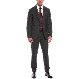 Gray Wool Two-Piece Suit