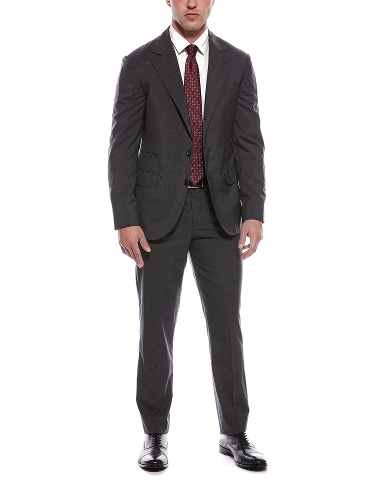 Gray Wool Two-Piece Suit
