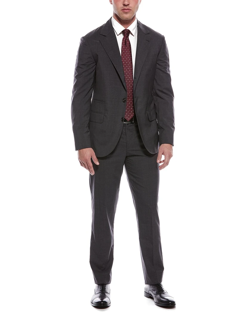 Gray Wool Two-Piece Suit