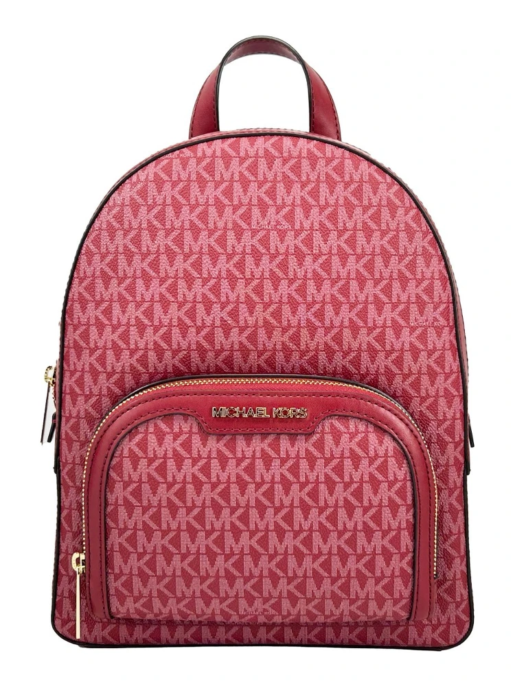 Michael Kors Jaycee Medium Cherry Signature PVC Backpack