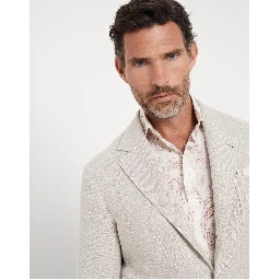 White Linen Blazer