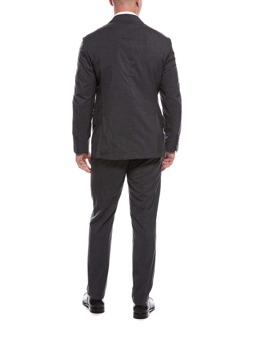 Gray Wool Two-Piece Suit