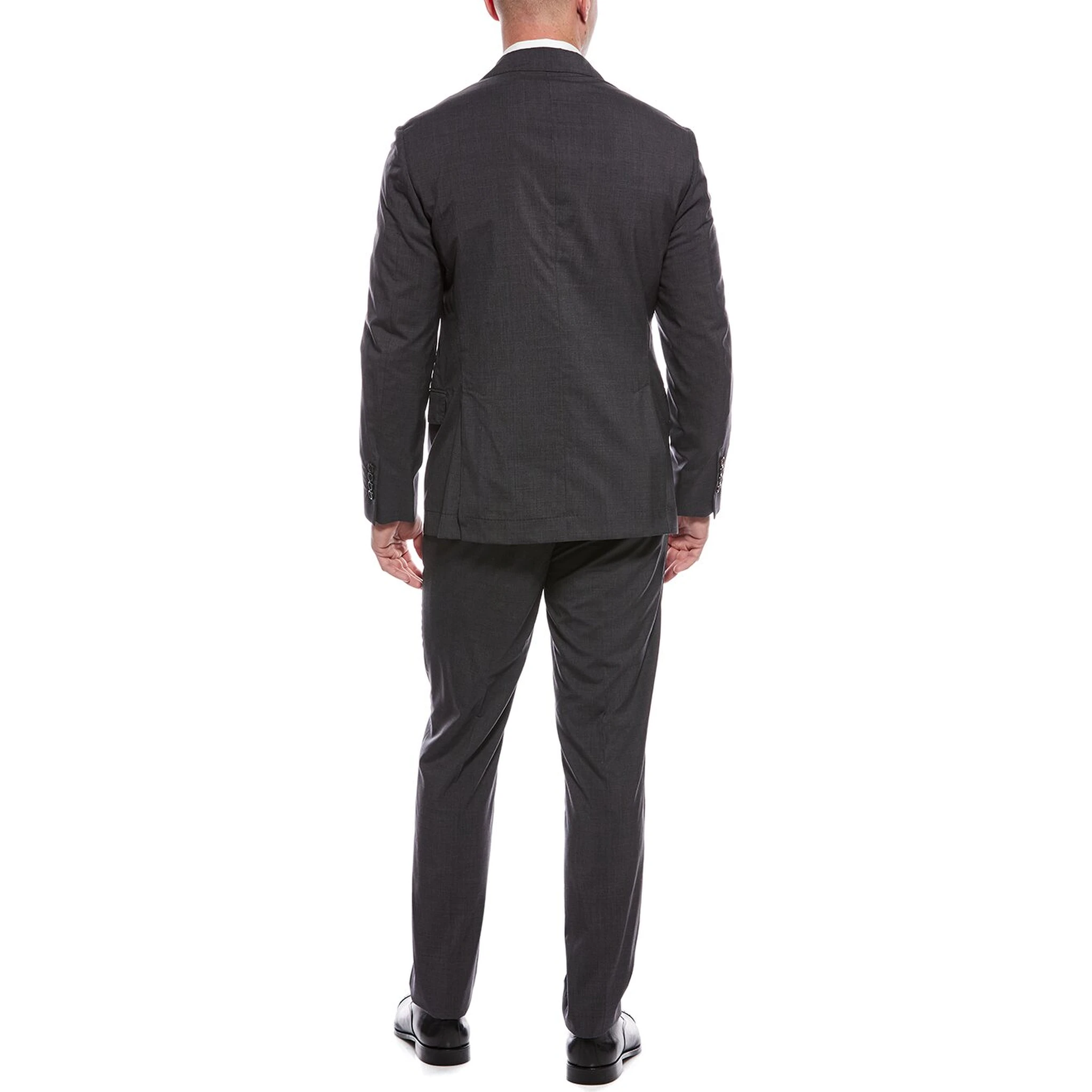 Gray Wool Two-Piece Suit