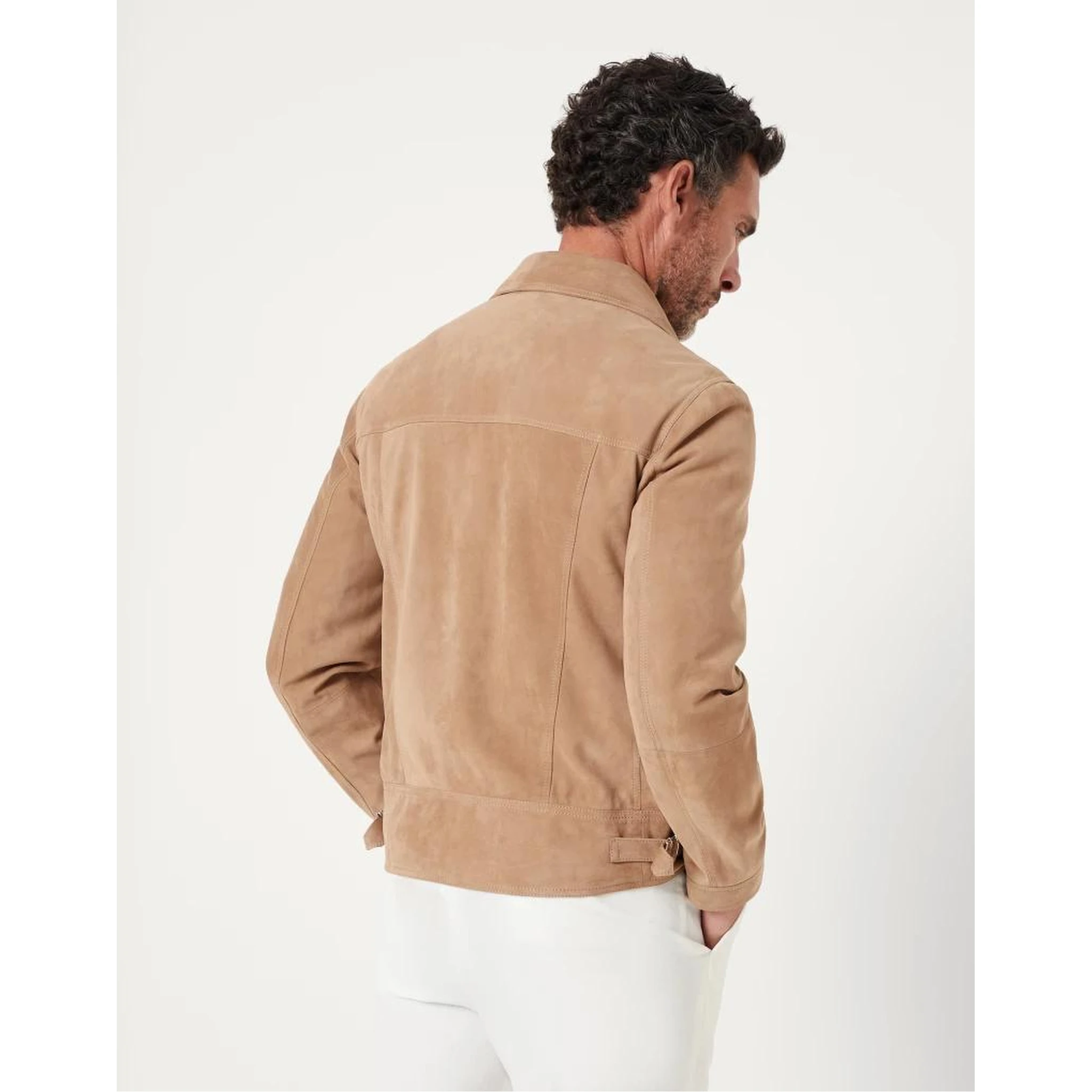 Bicolor Leather Leather Jacket