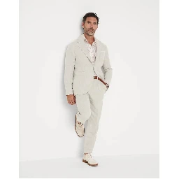 White Linen Blazer