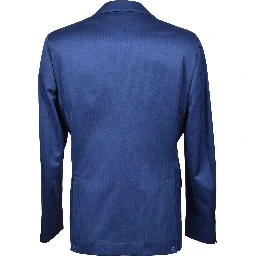 Bicolor Cotton Blazer
