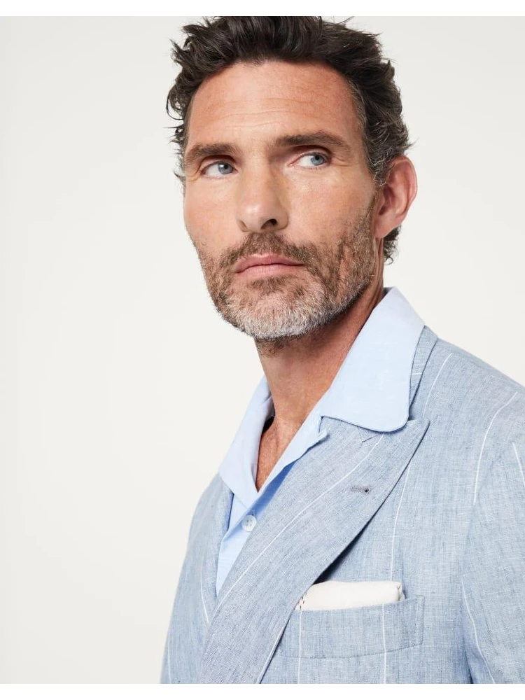 Light Blue Linen Blazer alternative