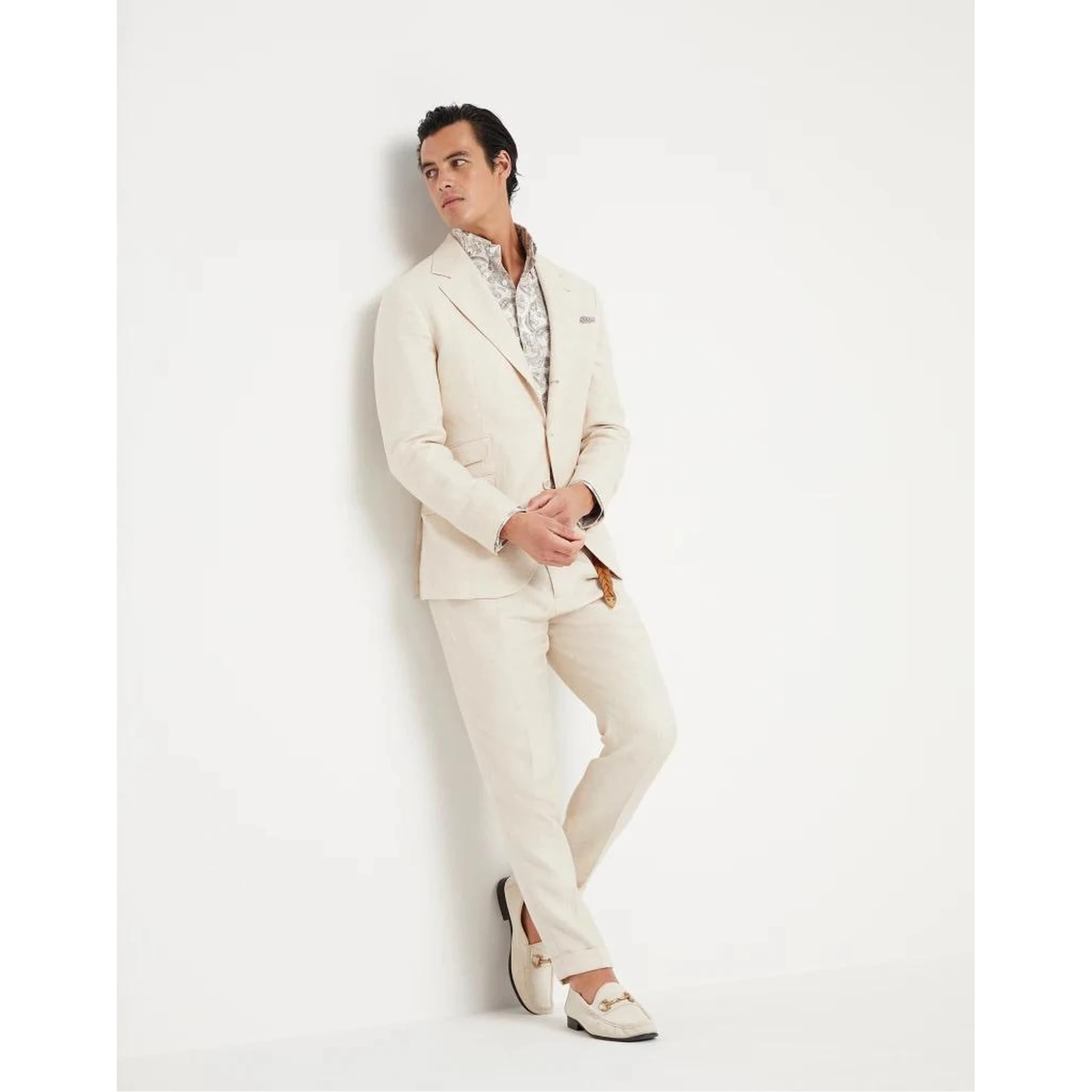 Green Linen Blazer