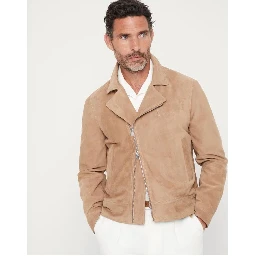Bicolor Leather Leather Jacket