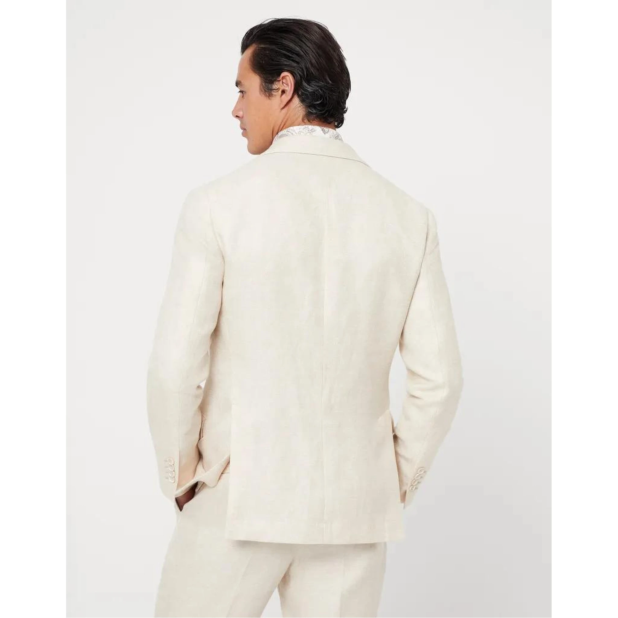 Green Linen Blazer