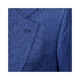 Bicolor Cotton Blazer