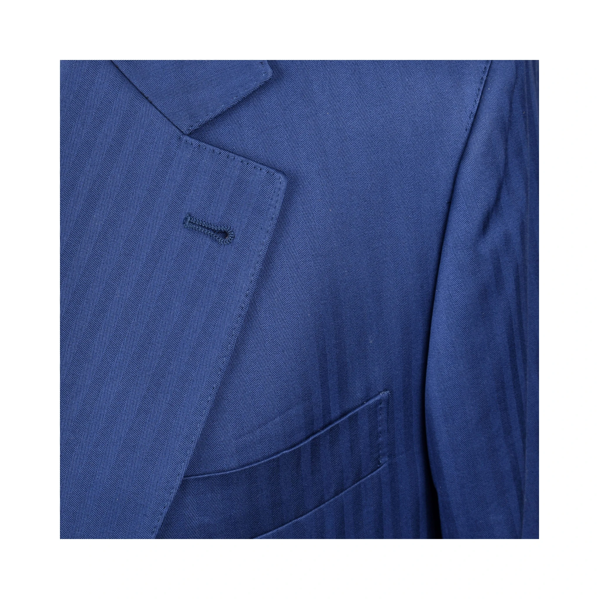 Bicolor Cotton Blazer