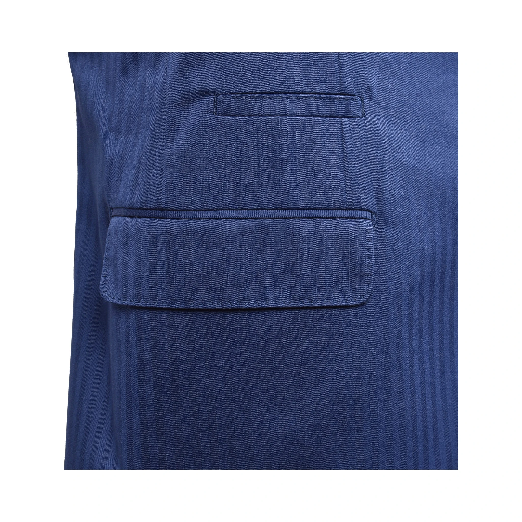 Bicolor Cotton Blazer
