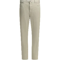 "Roccia" linen jeans