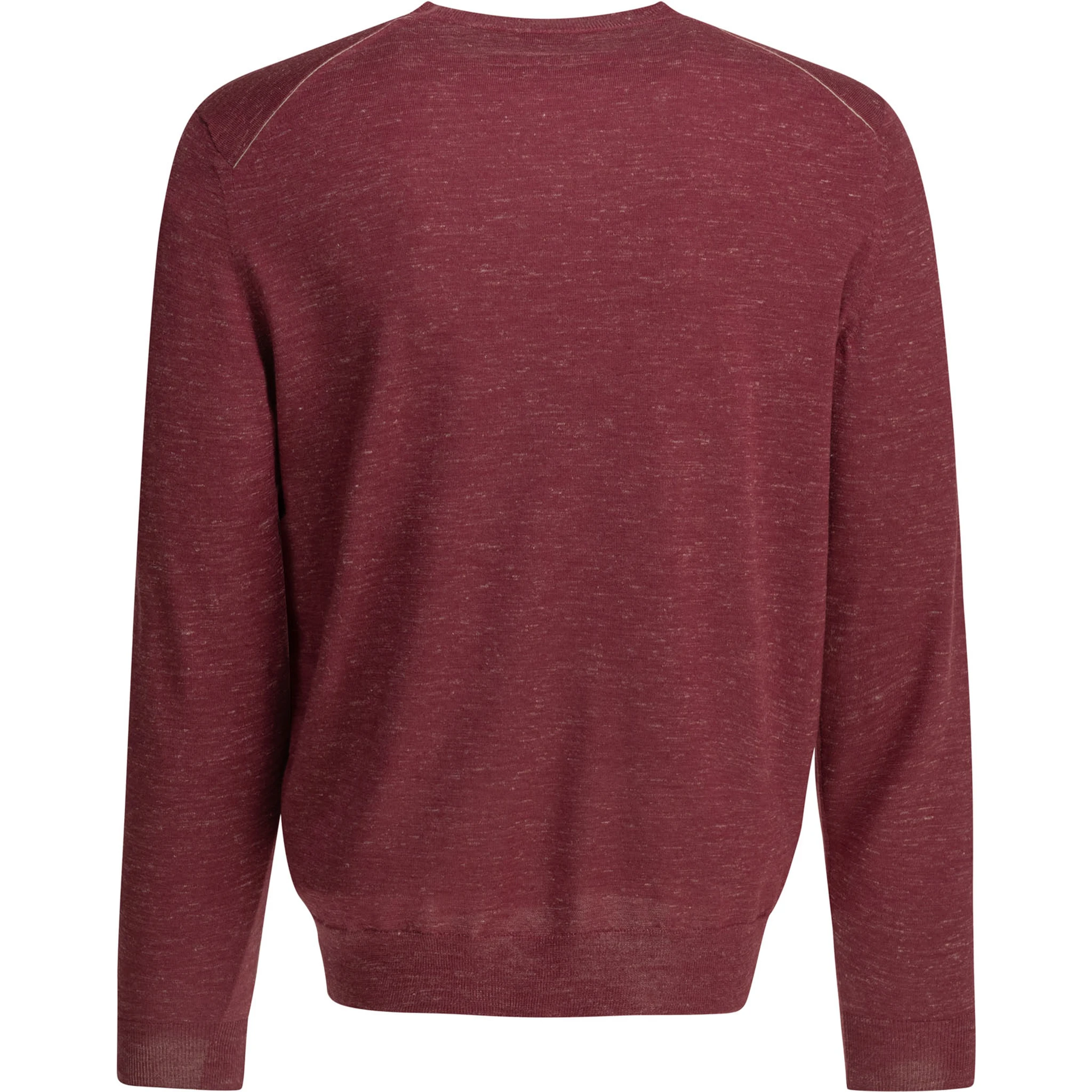 Crewneck knitwear in cashmere and silk blend