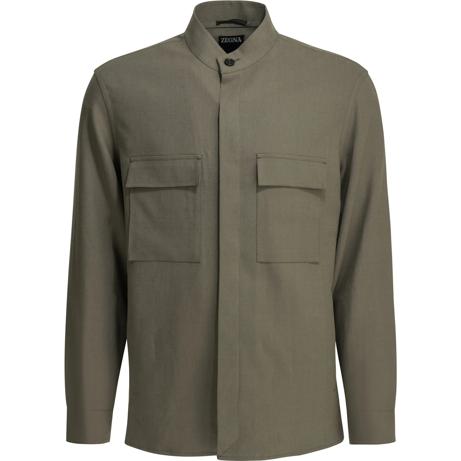 Overshirt jacket with pockets