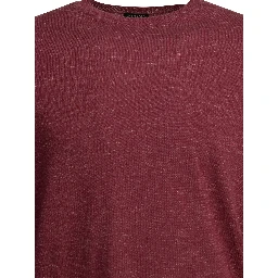 Crewneck knitwear in cashmere and silk blend