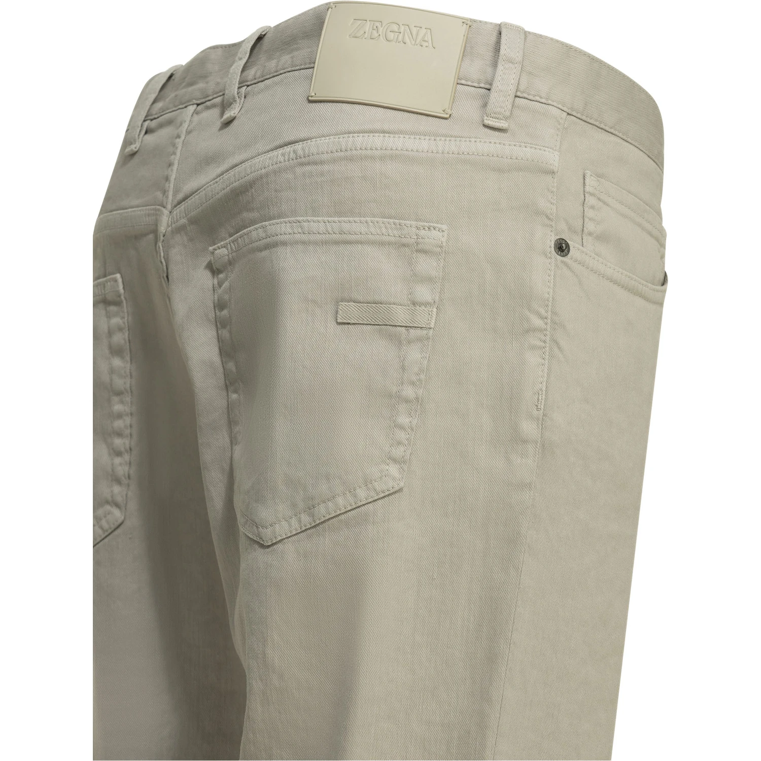 "Roccia" linen jeans