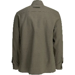 Overshirt jacket with pockets