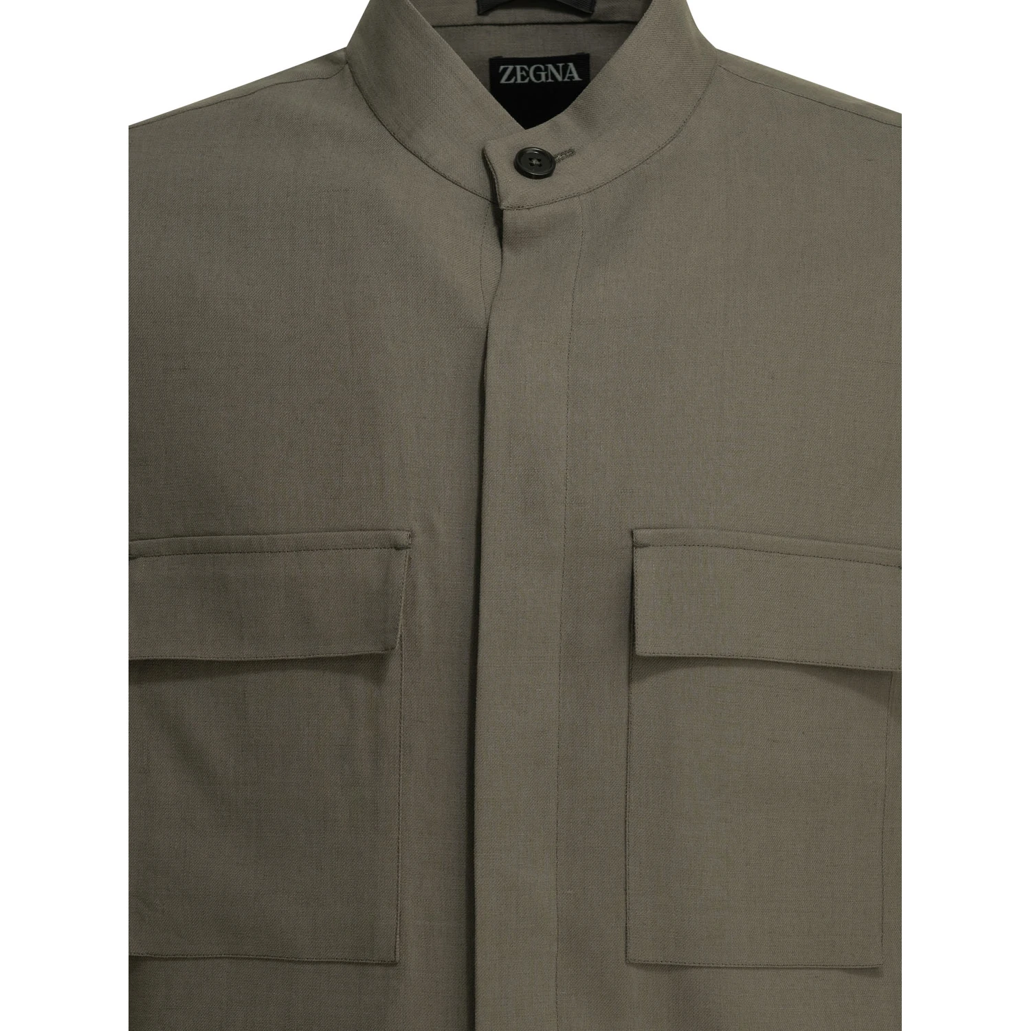 Overshirt jacket with pockets