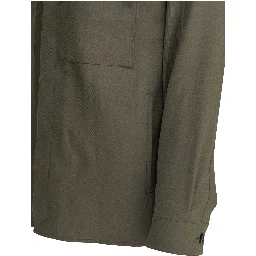 Overshirt jacket with pockets