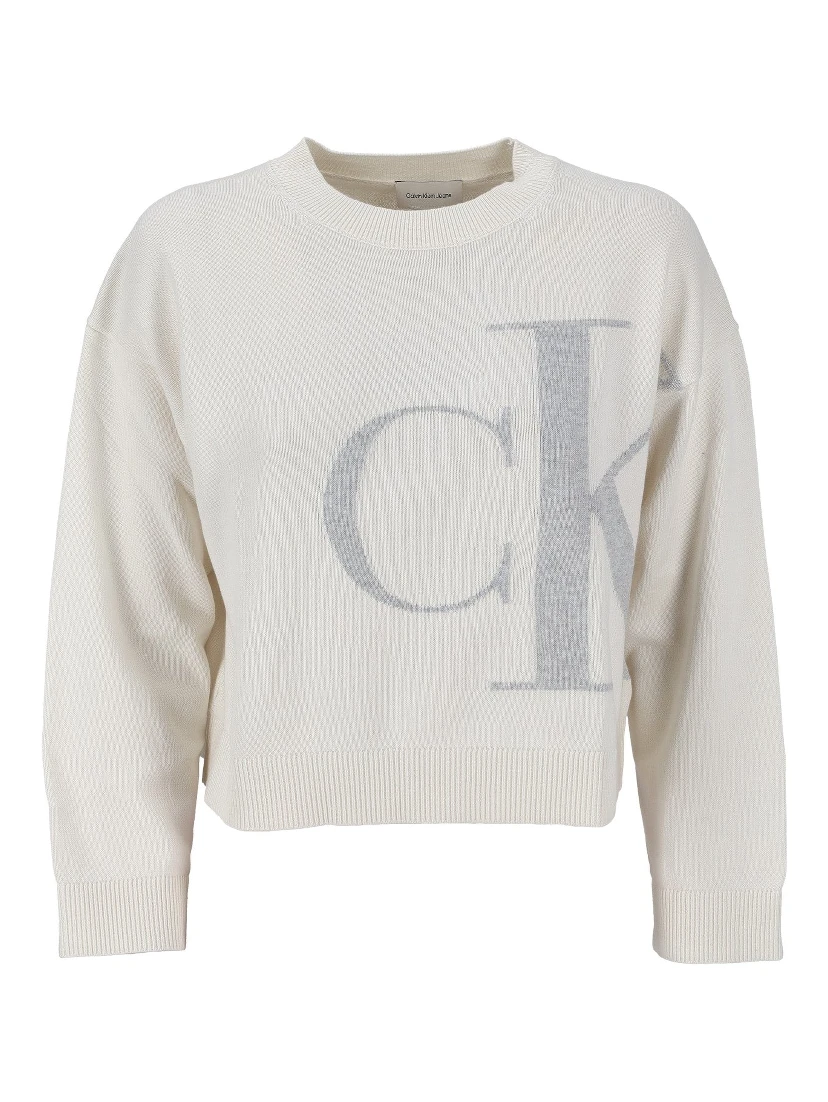 Calvin Klein Sweaters White