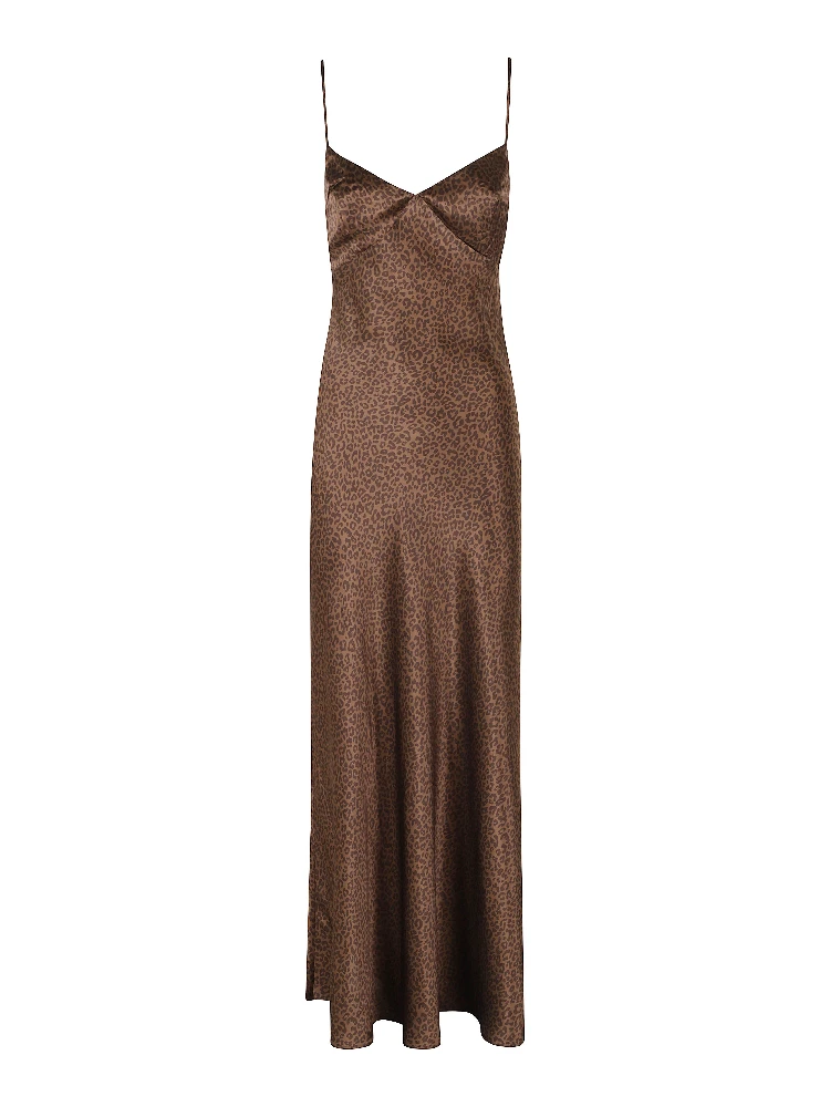 LONG SILK DRESS